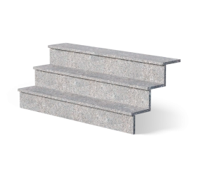 Накладная ступень 1200*350*30, м/р: Малыгинское (фаска пиленая 5*5 мм по одной стороне)